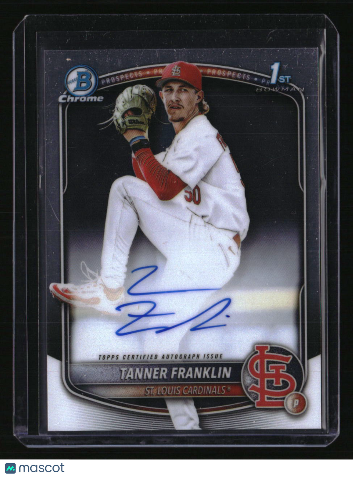 2025 Bowman Draft Tanner Franklin Chrome Prospect Autographs