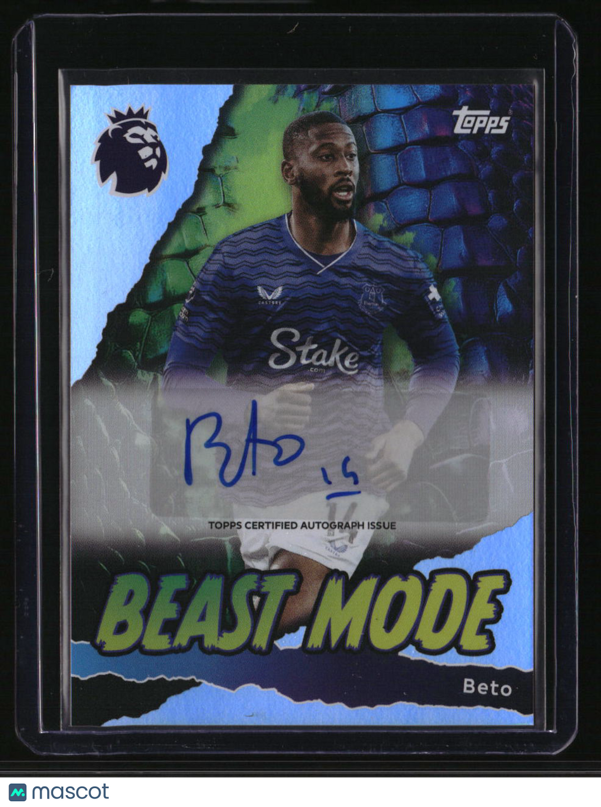 2025-26 Topps Premier League Beto Beast Mode Autographs
