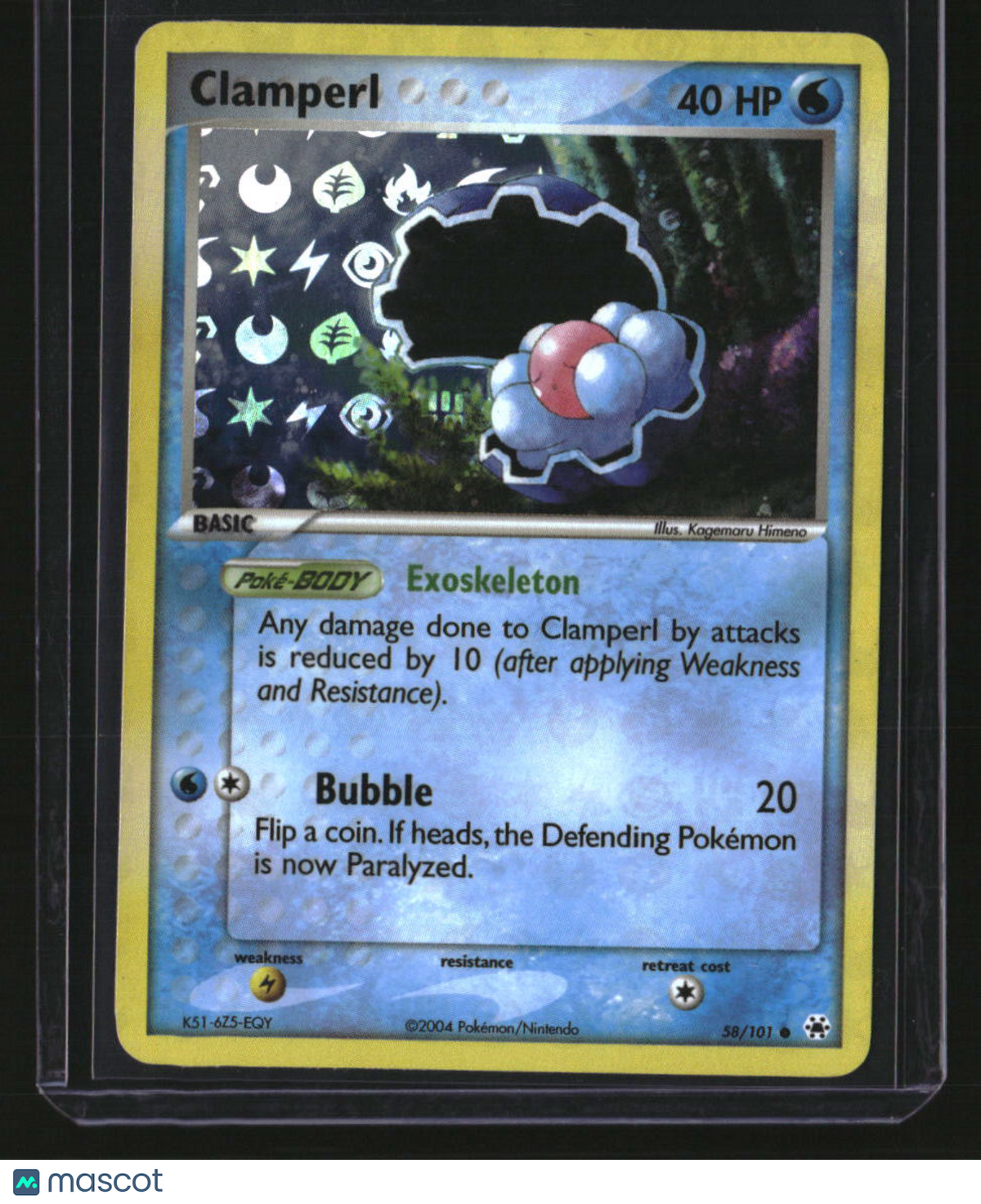 EX Hidden Legends Clamperl Reverse Holo