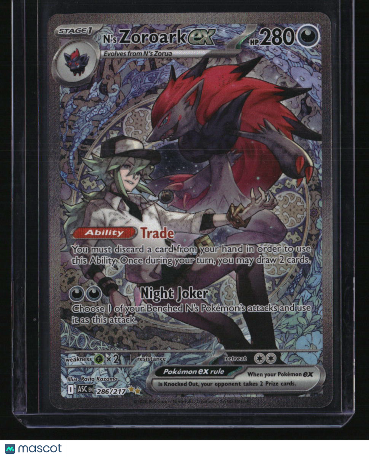 ME: Ascended Heroes N's Zoroark ex
