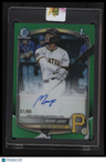 2025 Bowman Draft Murf Gray Chrome Prospect Autographs Green First On Print 1/99