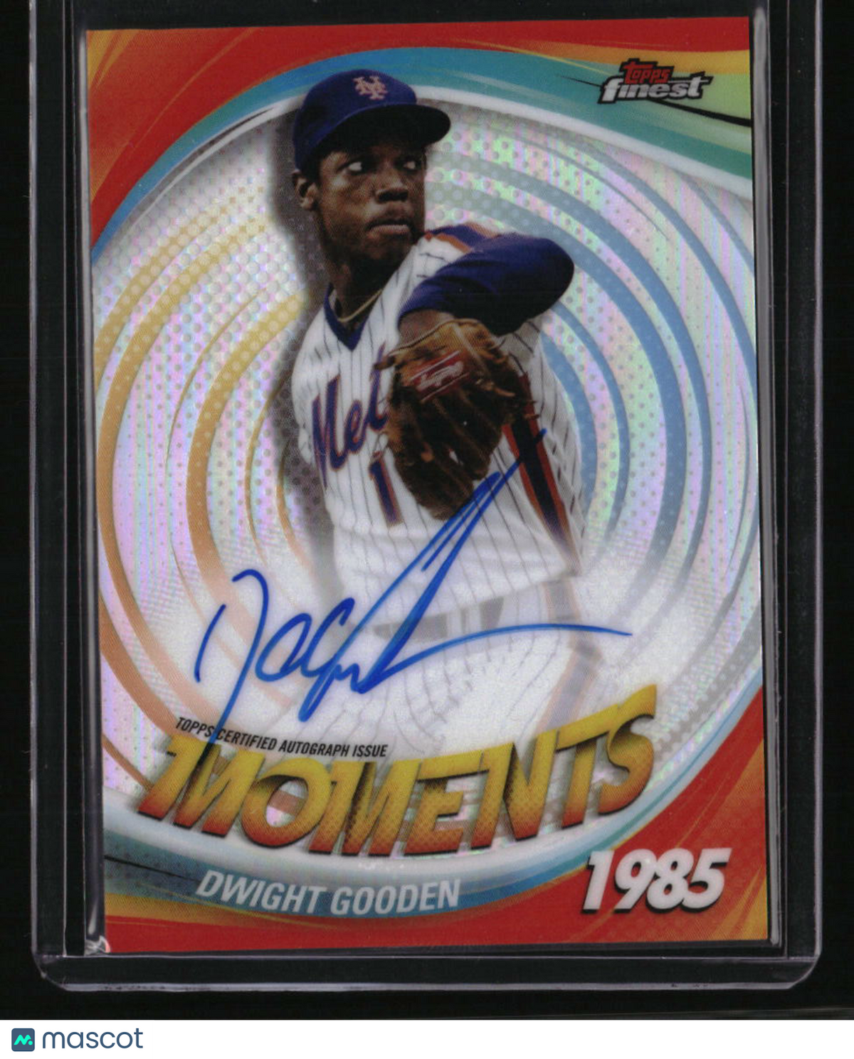 2025 Finest Dwight Gooden Finest Moments Autographs