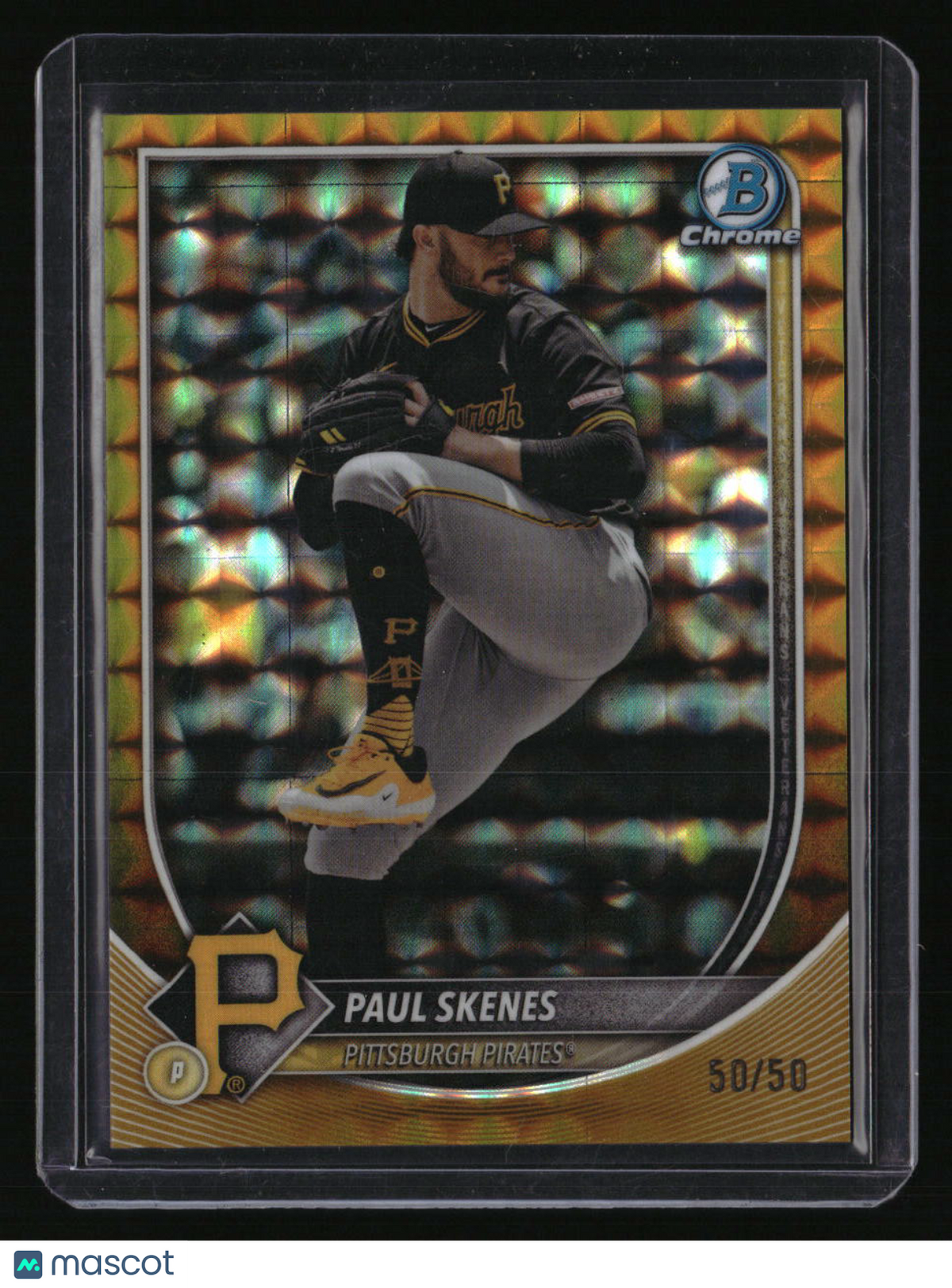 2025 Bowman Chrome Paul Skenes Gold Geometric #/50