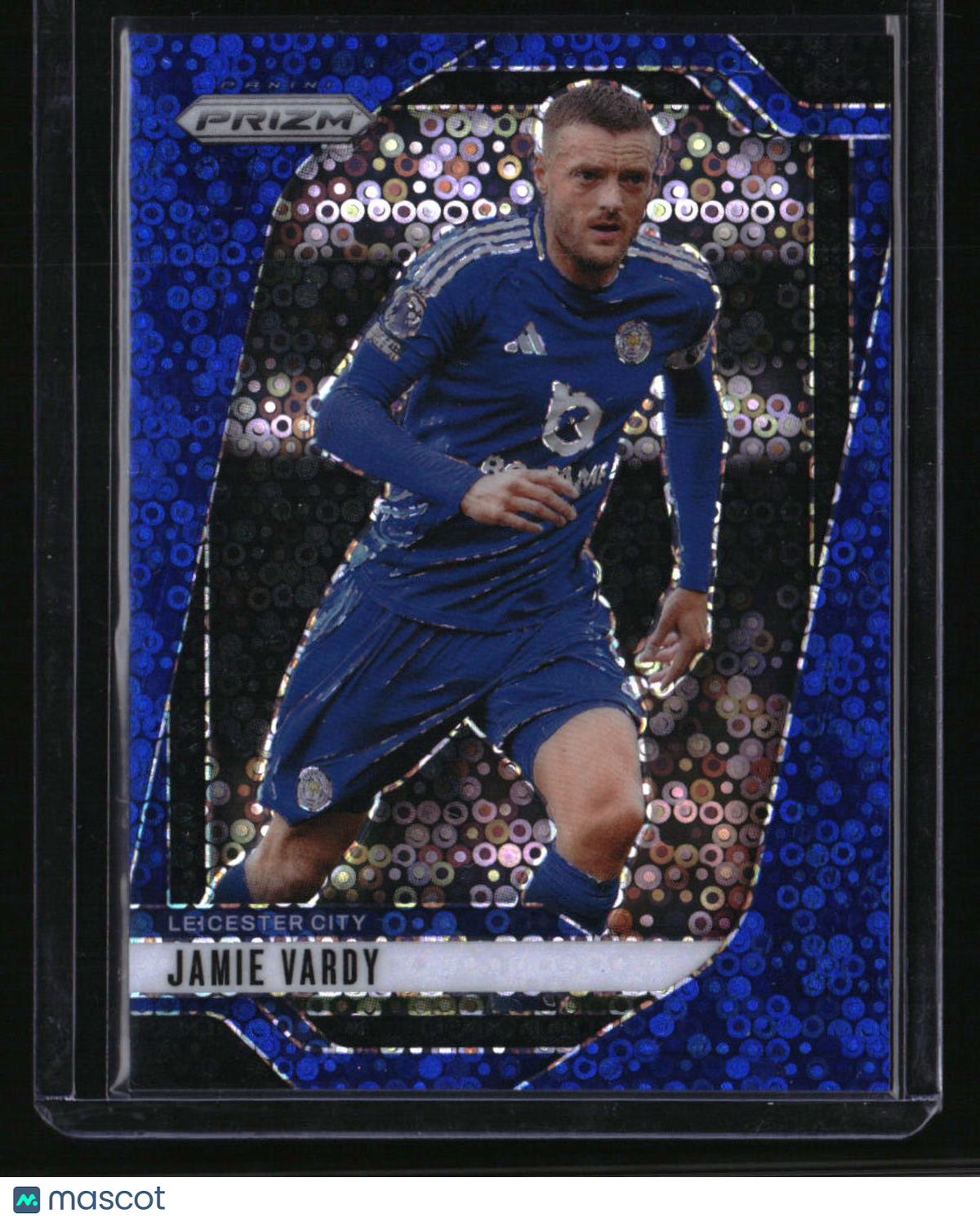 2024-25 Panini Prizm Premier League Jamie Vardy Blue Breakaway #/99