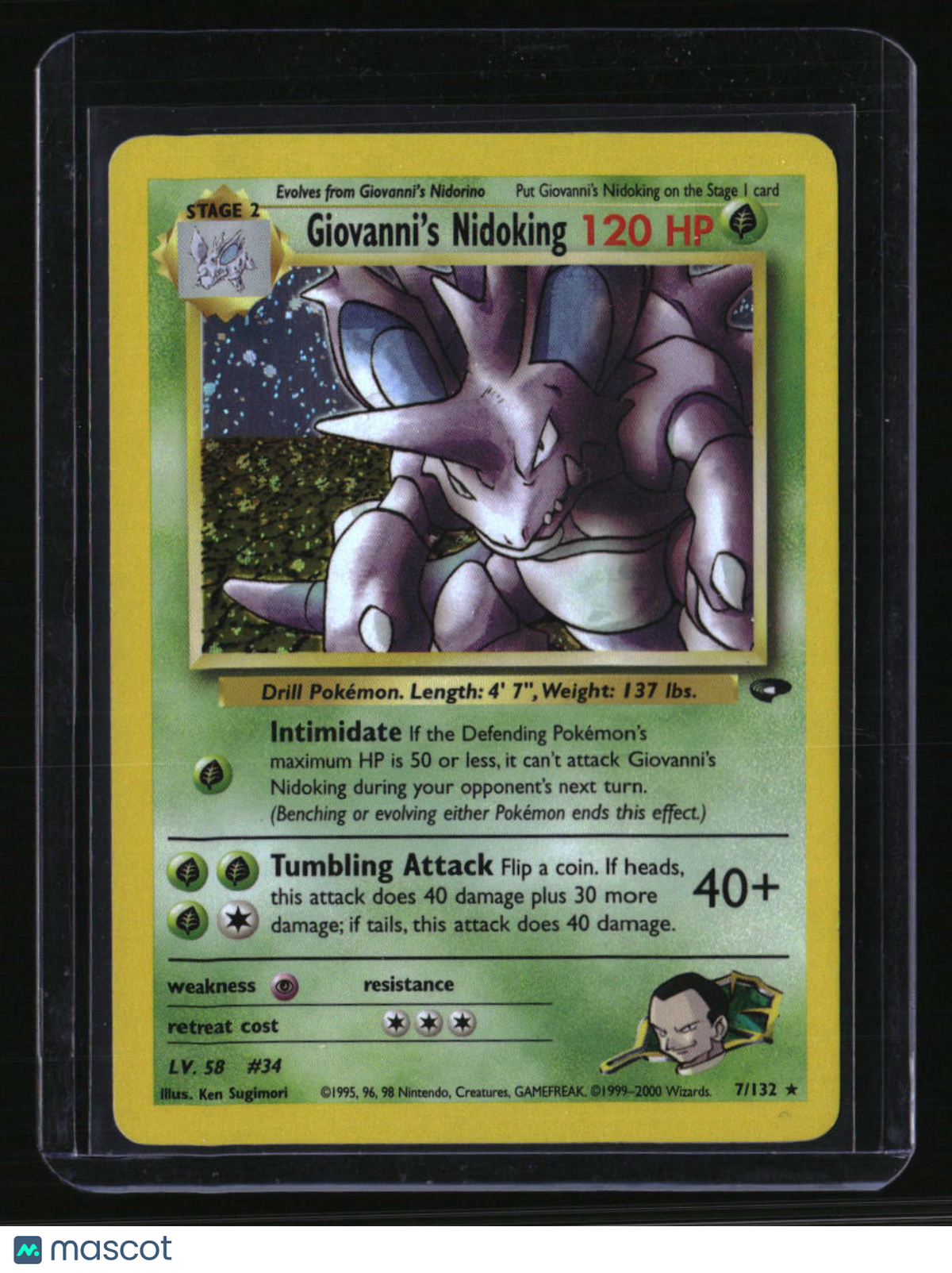 Gym Challenge Giovanni's Nidoking