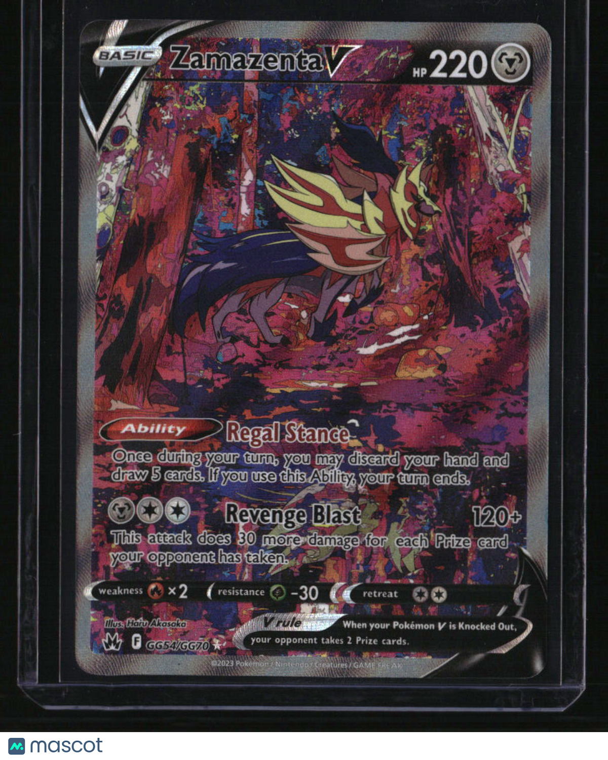 SWSH: Crown Zenith: Galarian Gallery Zamazenta V