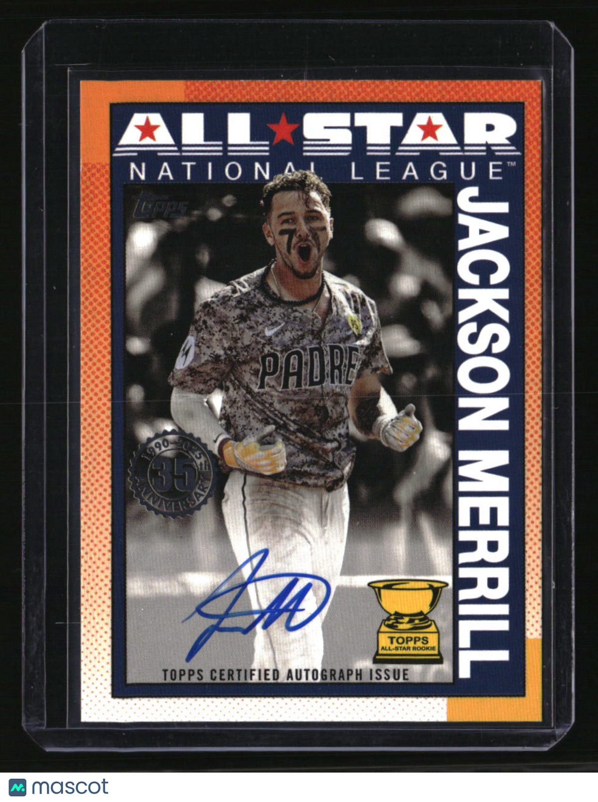 2025 Topps Jackson Merrill 35th Anniversary All-Stars Autographs