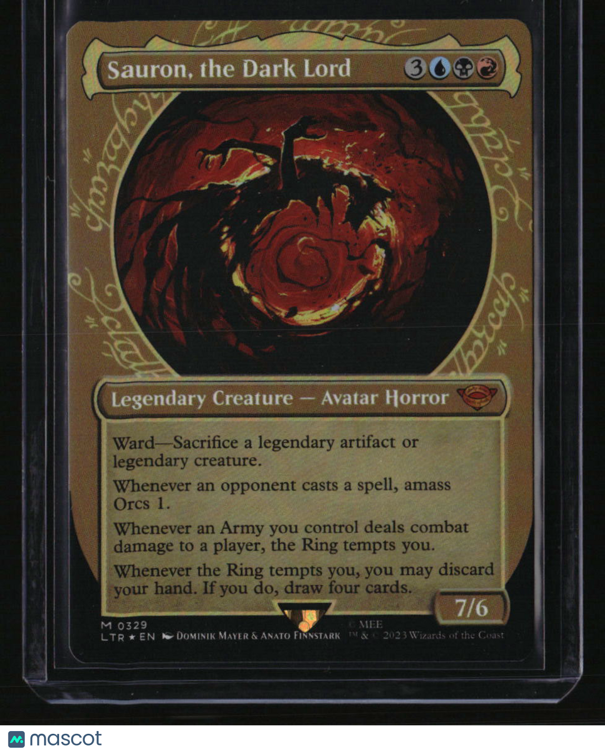 The Lord of the Rings: Tales of Middle-earth Sauron, the Dark Lord Showcase-Foil