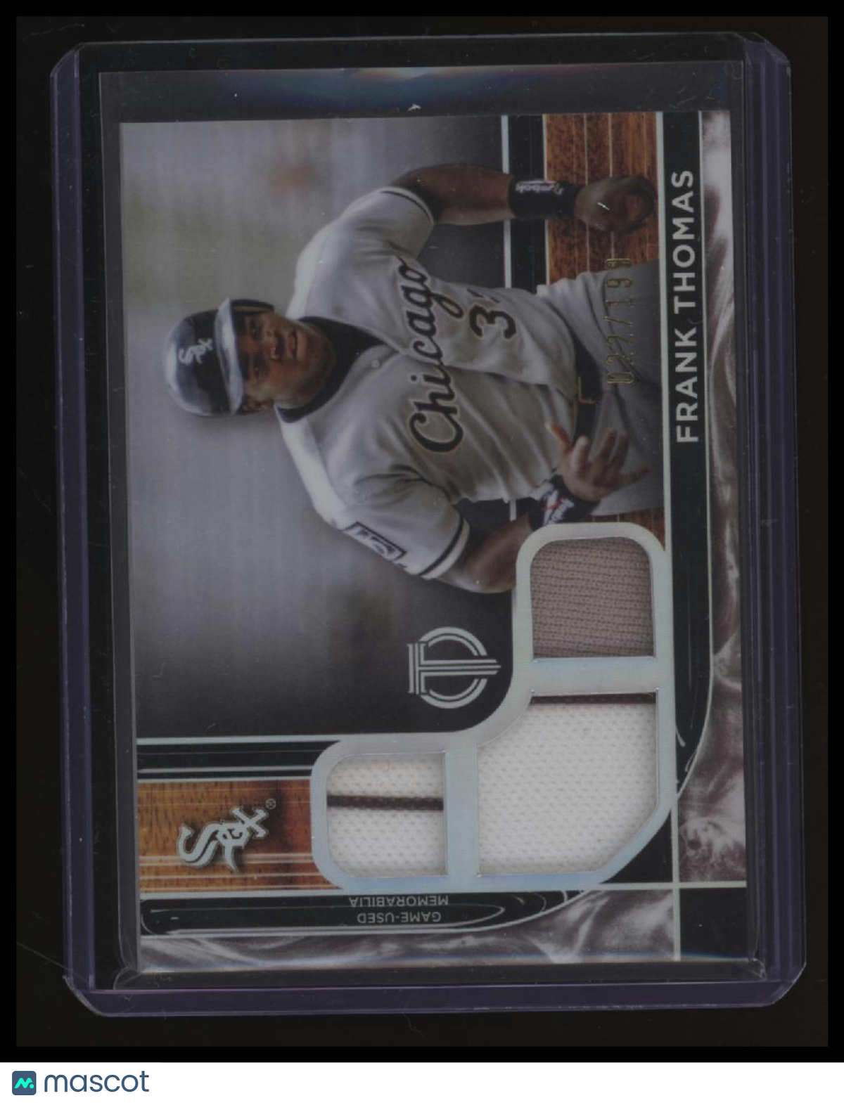 2022 Topps Tribute Frank Thomas Tribute Triple Relics #/199