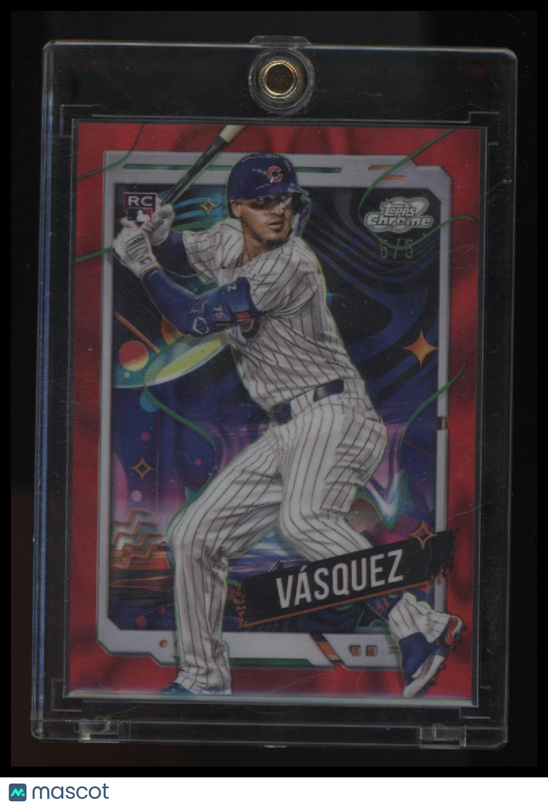 2024 Topps Chrome Cosmic Luis Vazquez Red Flare Refractors #/5
