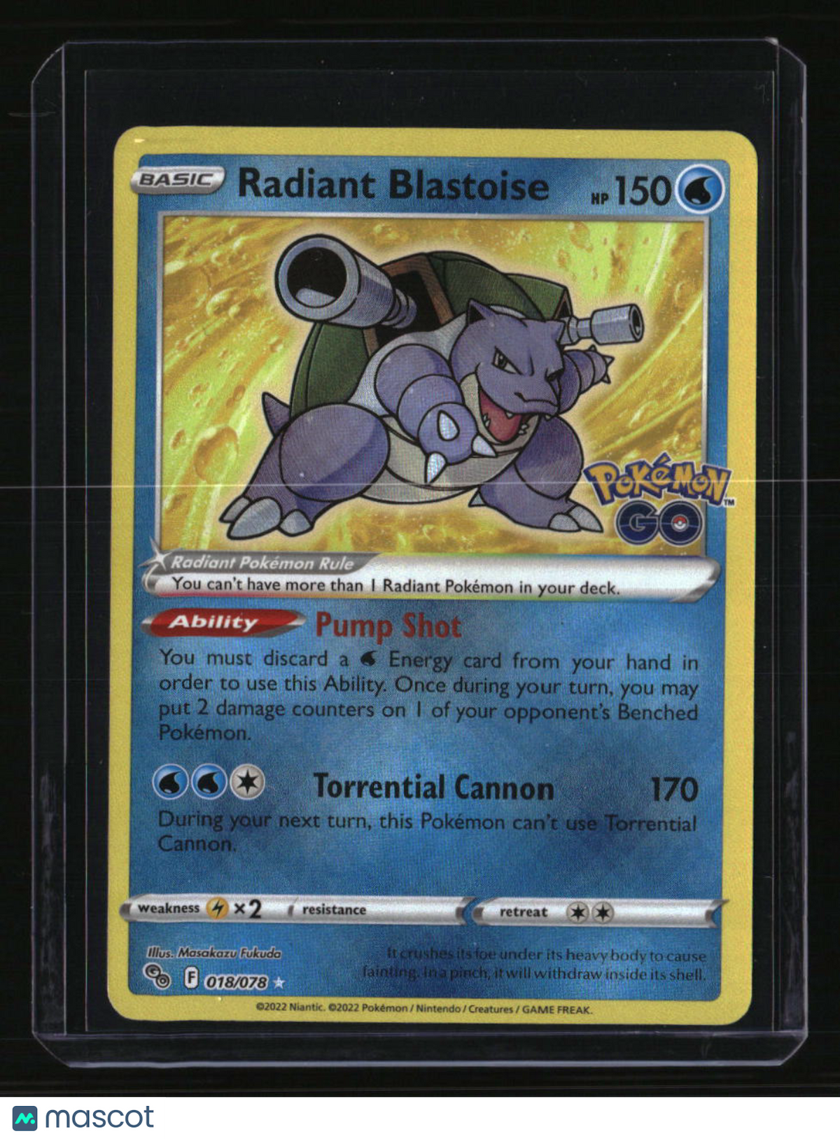 Pokemon GO Radiant Blastoise