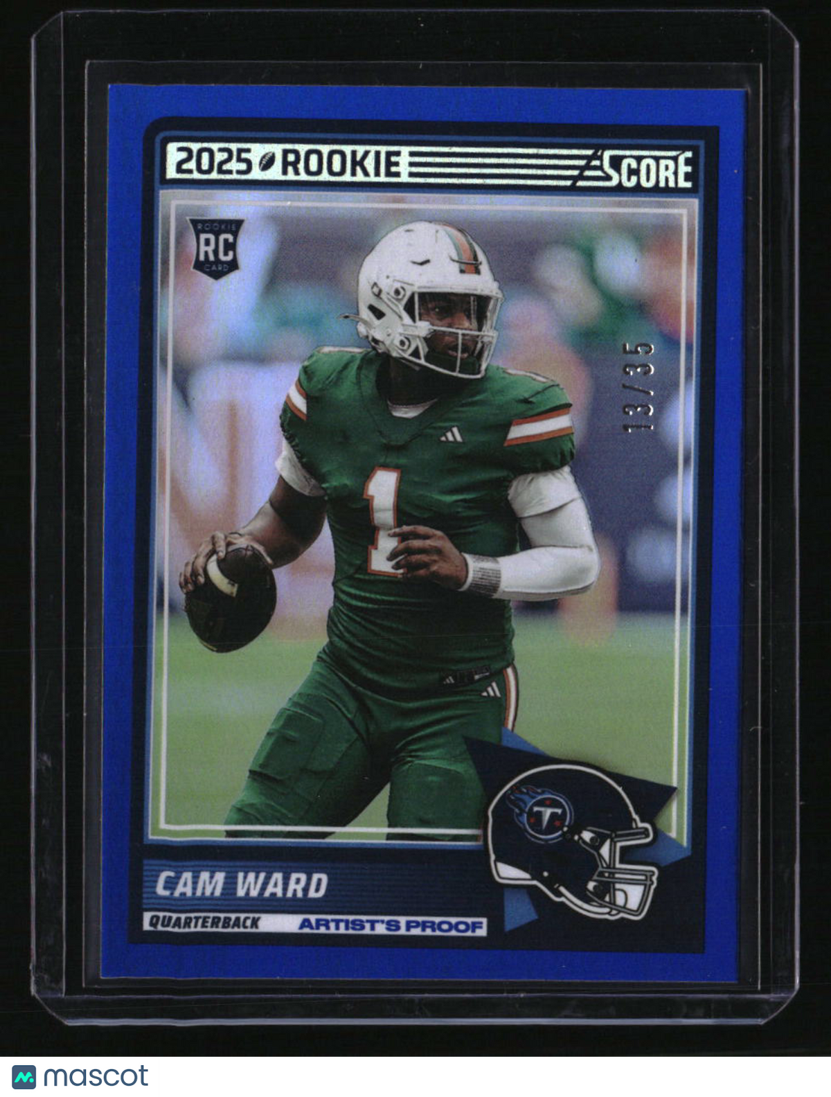 2025 Score Cam Ward Artist's Proof #/35