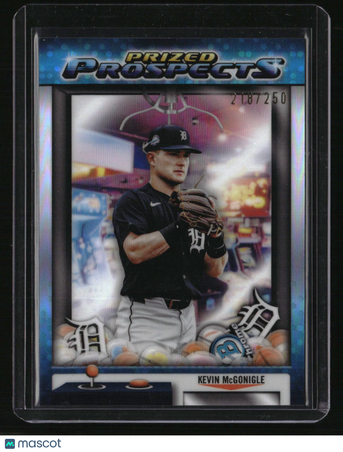 2025 Bowman Draft Kevin McGonigle Prized Prospects Refractor #/250