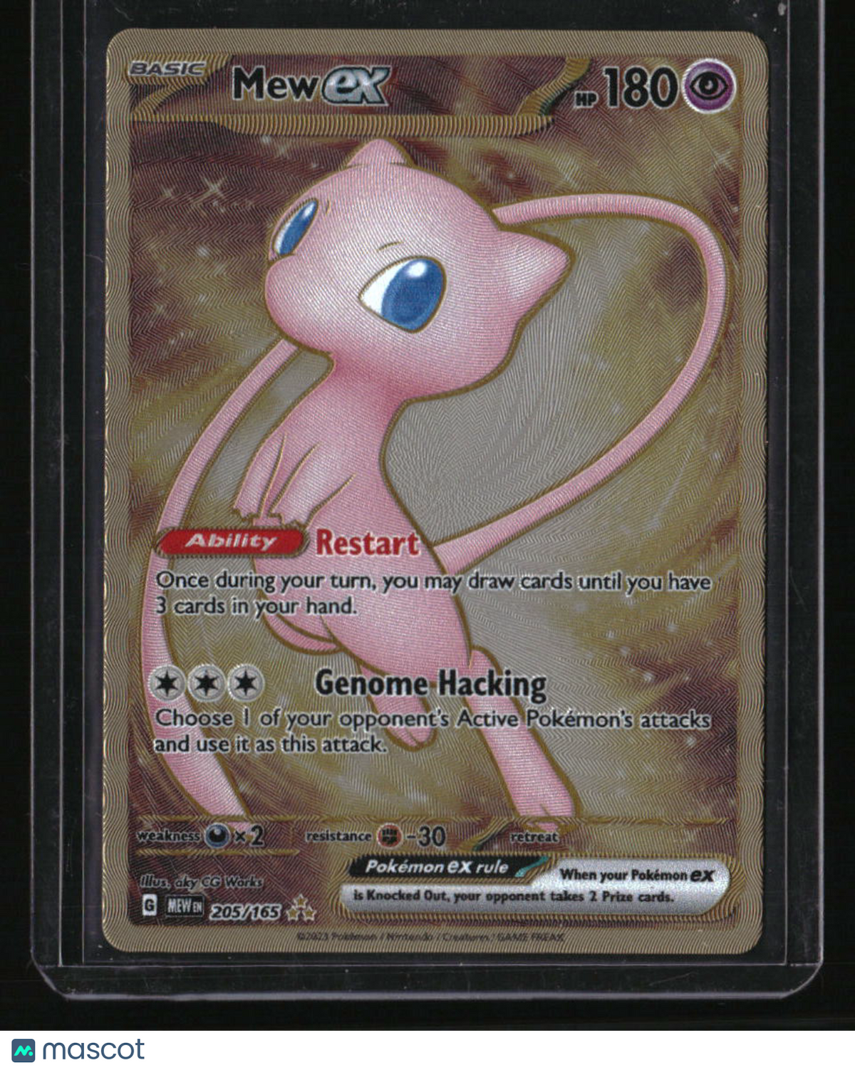 SV: Scarlet & Violet 151 Mew ex - Metal Card