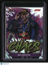2024 Topps Finest Formula 1 Max Verstappen Chaos Refractor