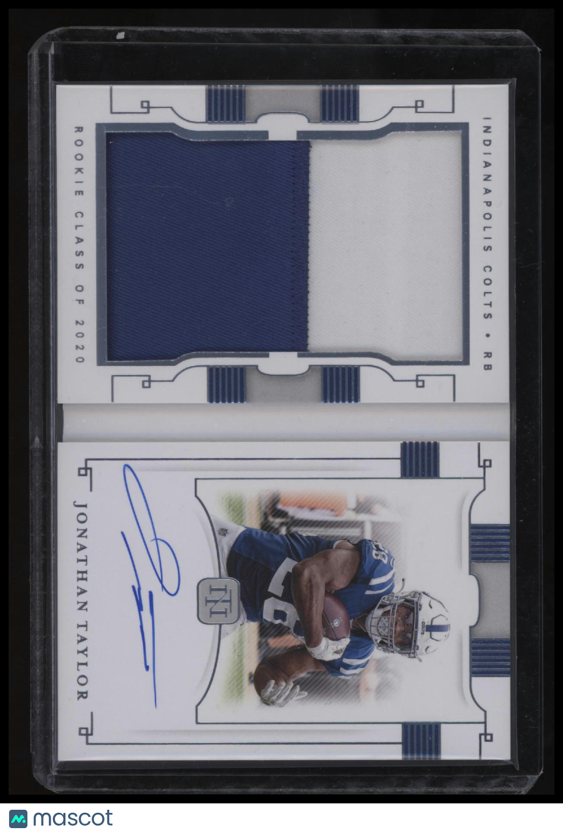 2020 Panini National Treasures Jonathan Taylor Rookie Jumbo Sig. Booklet #/99