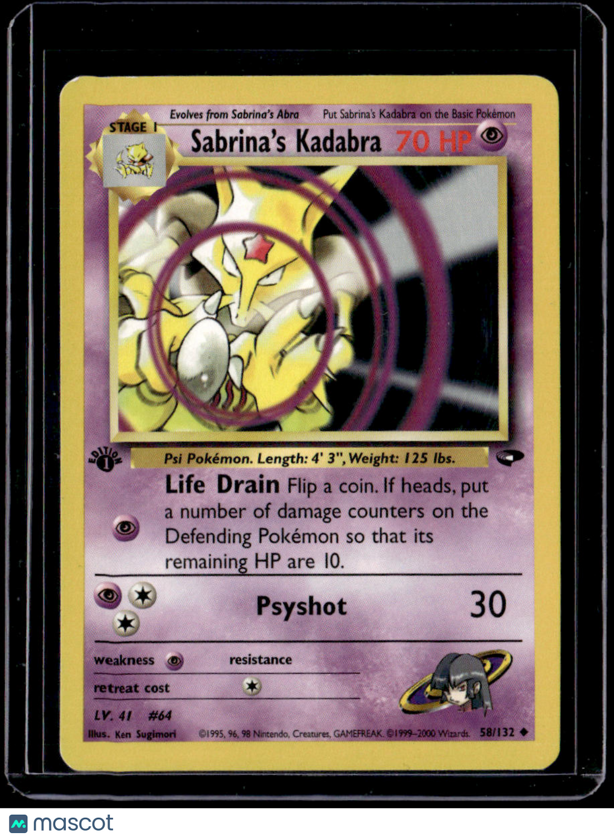 Gym Challenge Sabrina's Kadabra