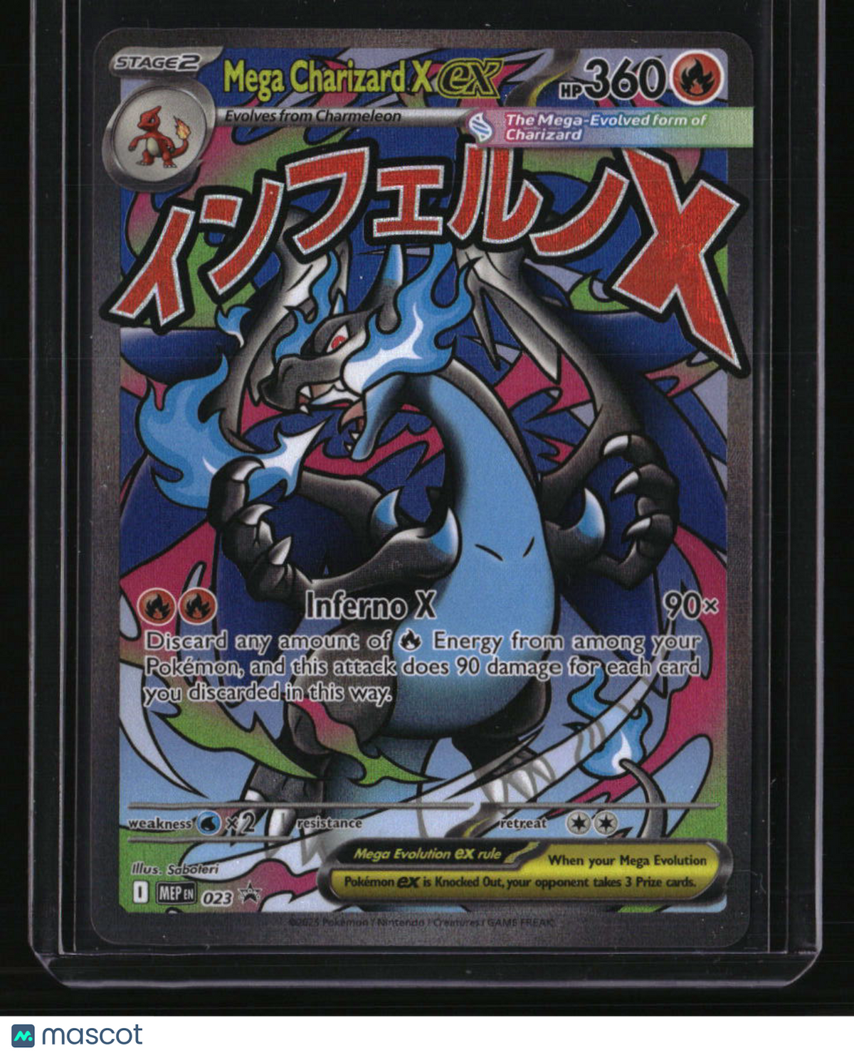 ME: Mega Evolution Promo Mega Charizard X ex