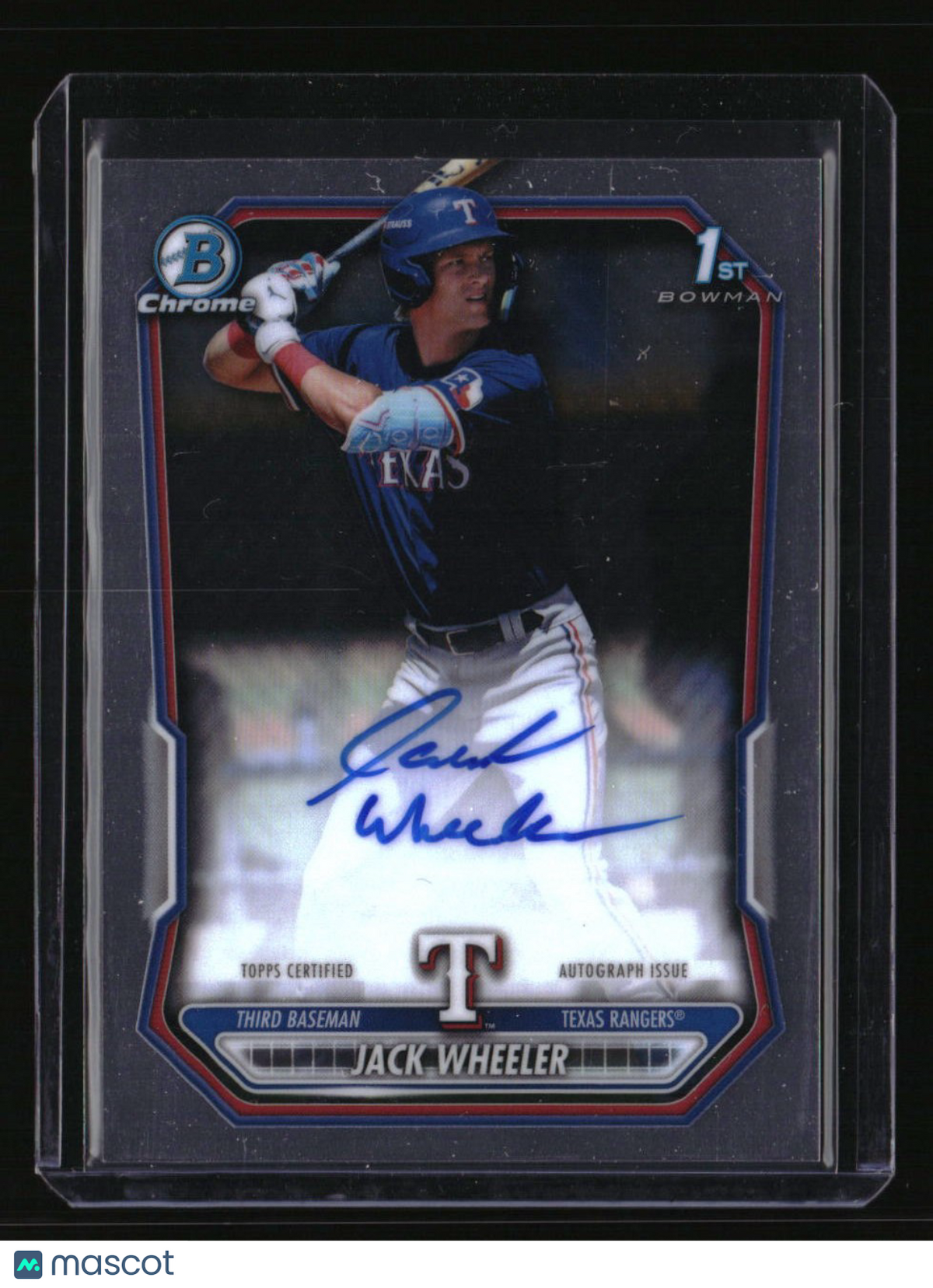2026 Bowman Jack Wheeler Chrome Prospect Autographs