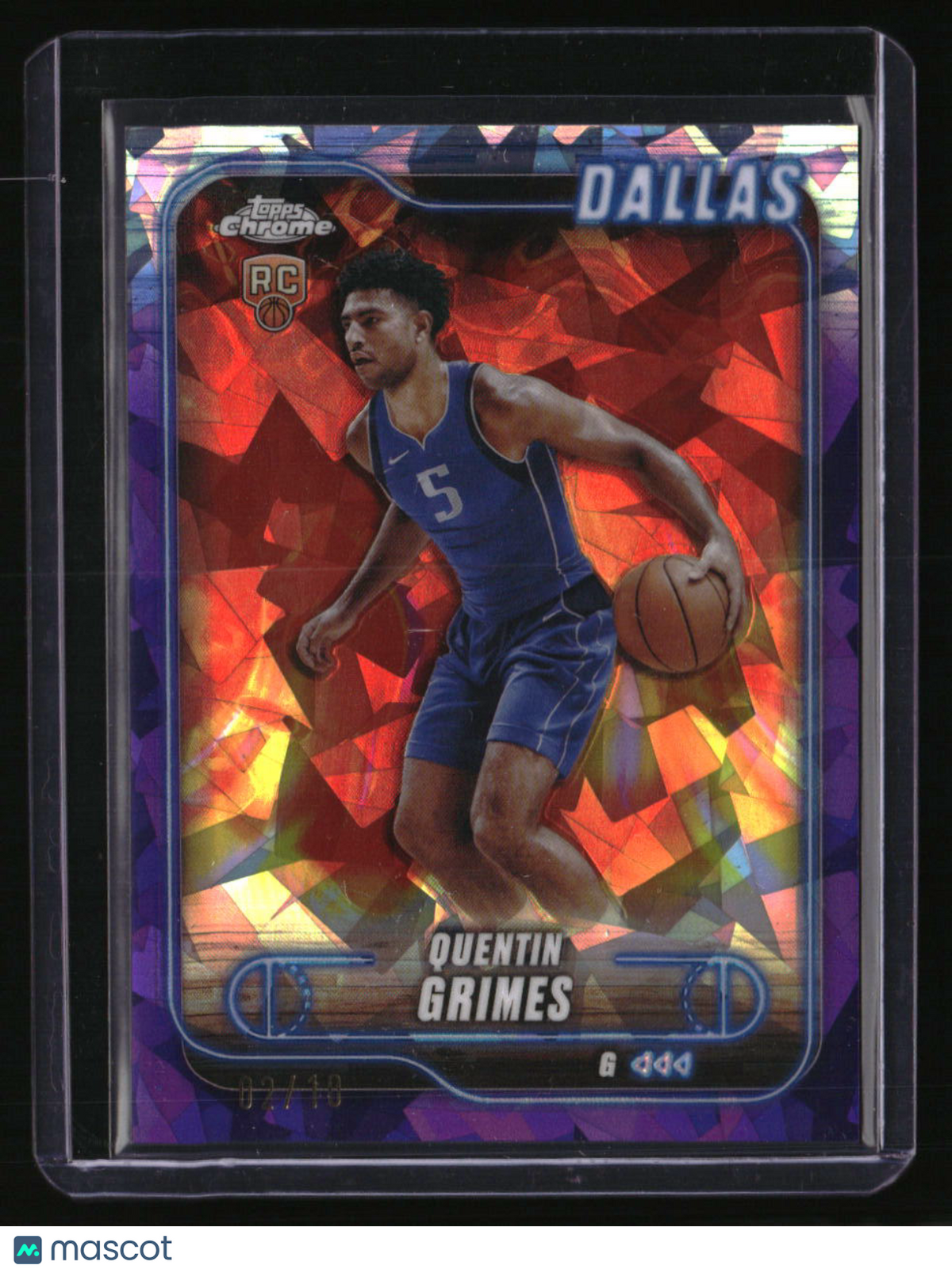2024-25 Topps Chrome Sapphire Edition Quentin Grimes Purple Sapphire #/10