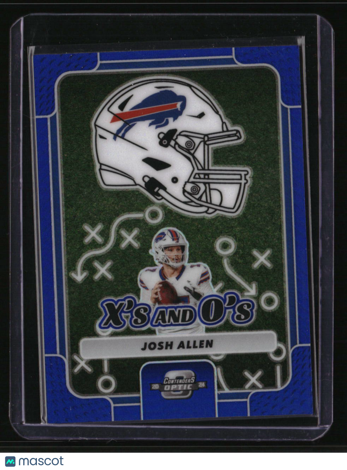 2024 Panini Contenders Optic Josh Allen Xs and Os Blue #/99