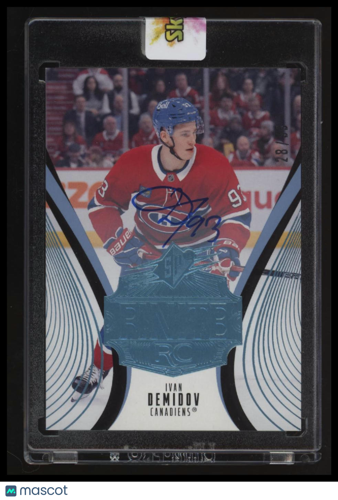 2025-26 SPx Ivan Demidov Finite Autographs #/99