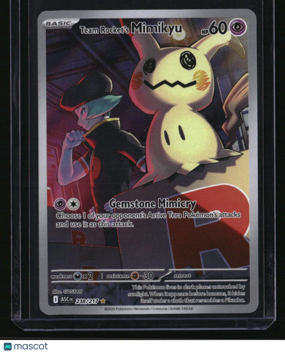 ME: Ascended Heroes Team Rocket's Mimikyu