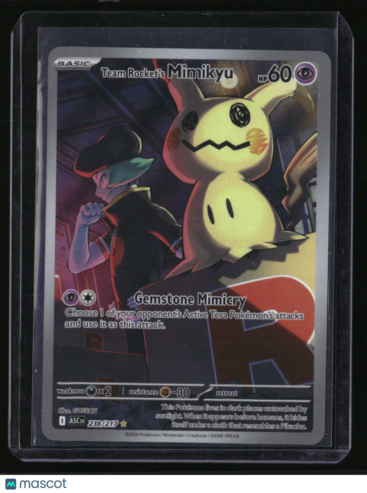 ME: Ascended Heroes Team Rocket's Mimikyu