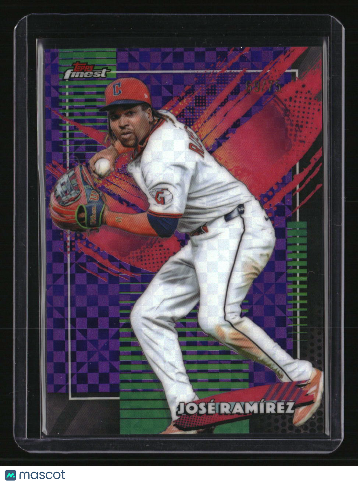 2026 Finest José Ramírez Purple X-Fractors #/75