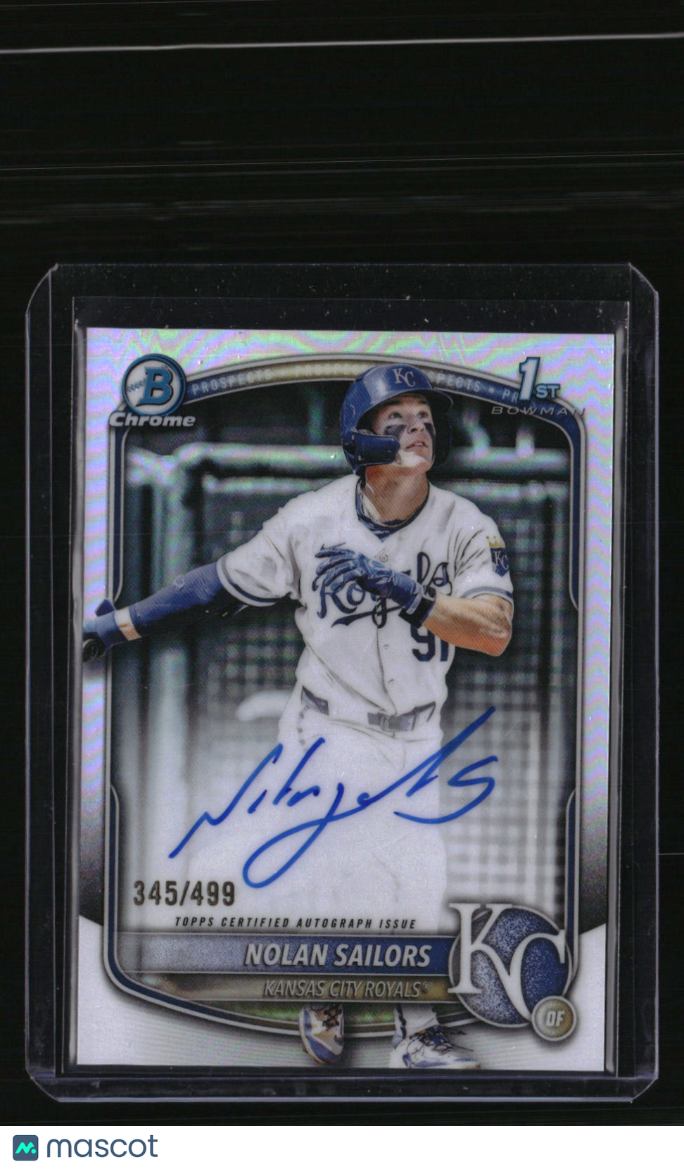 2025 Bowman Draft Nolan Sailors Chrome Prospect Autographs Refractor #/499