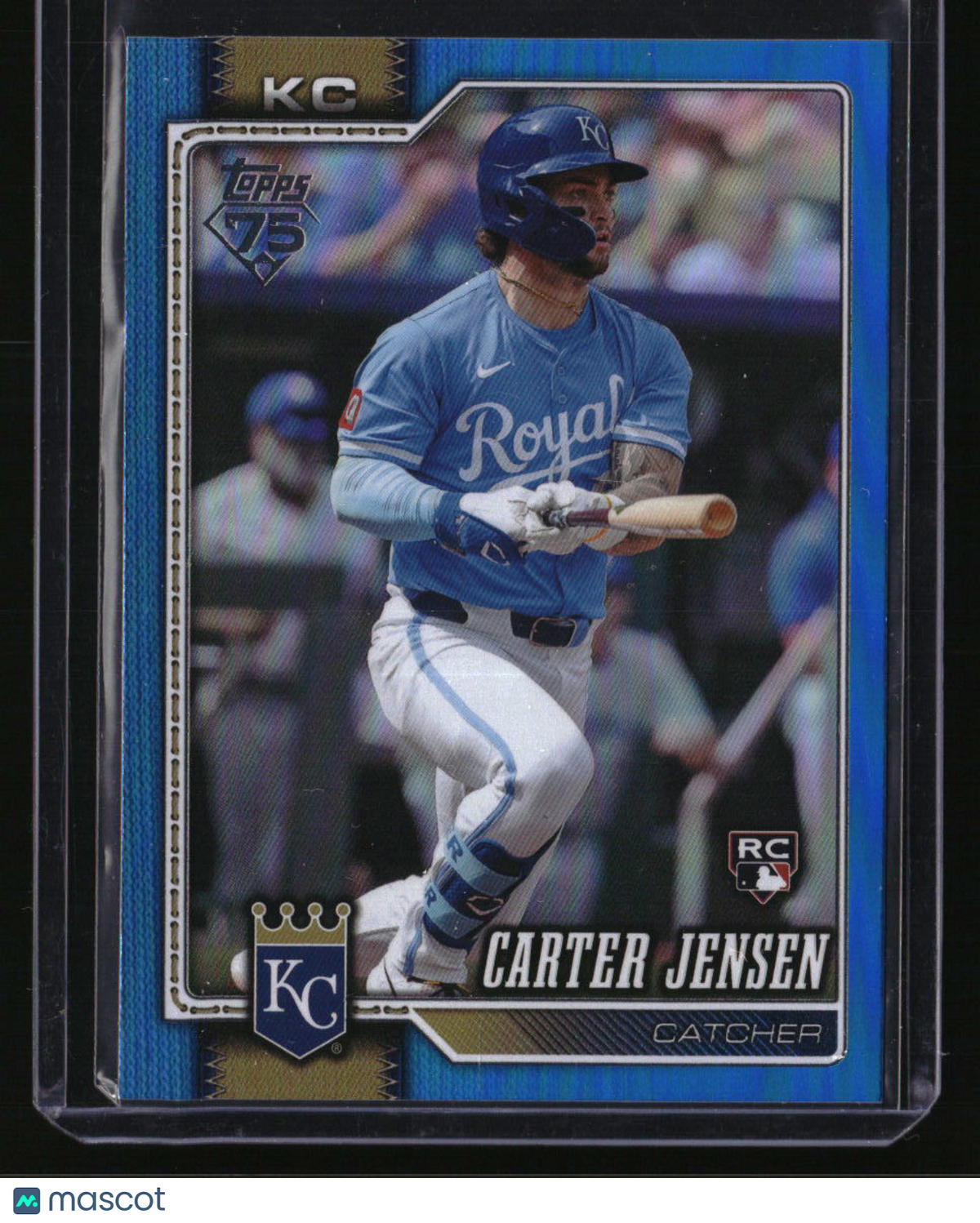 2026 Topps Carter Jensen Blue Rainbow Foil #/150