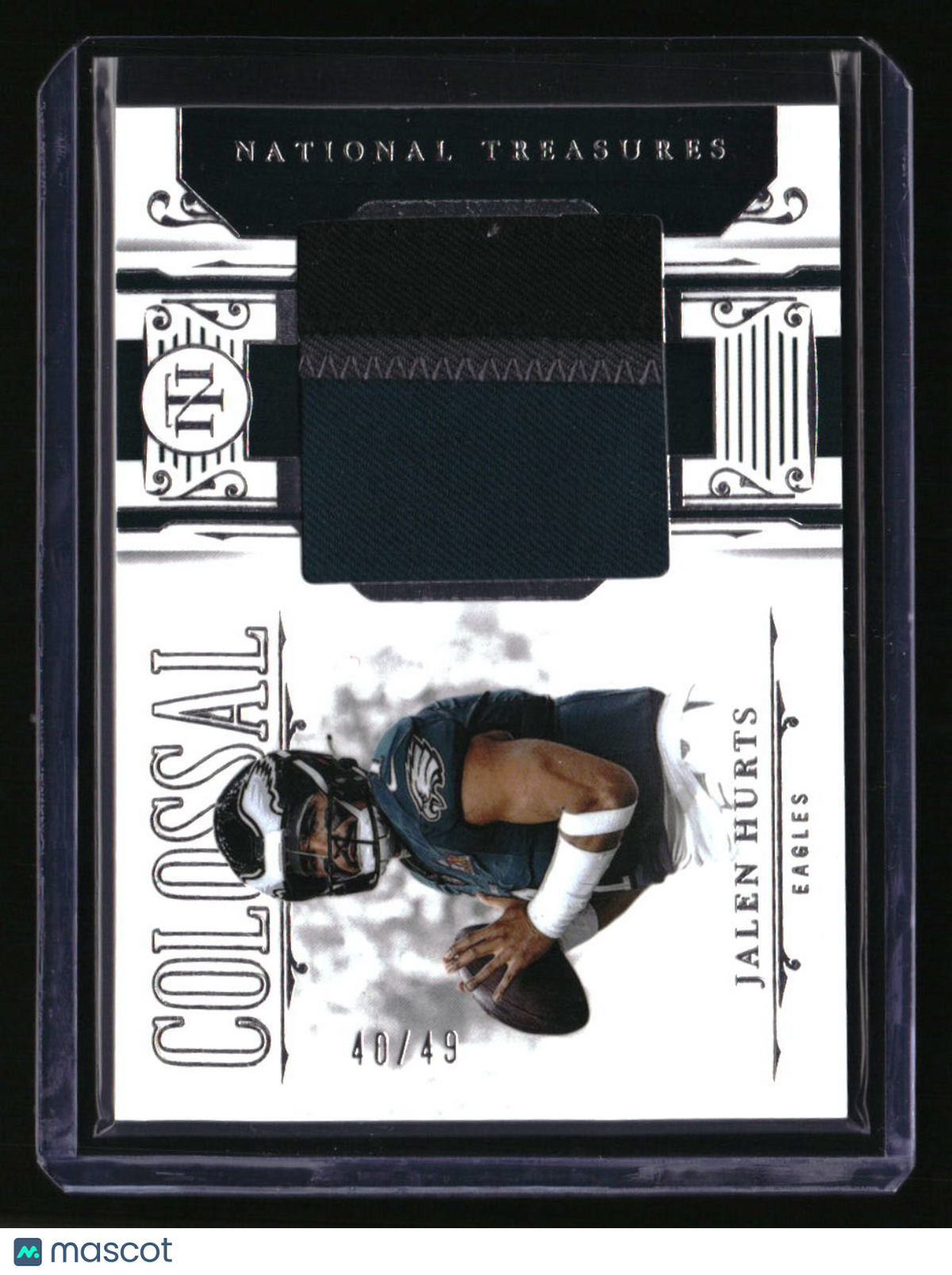 2025 Panini National Treasures Jalen Hurts Colossal Materials #/49