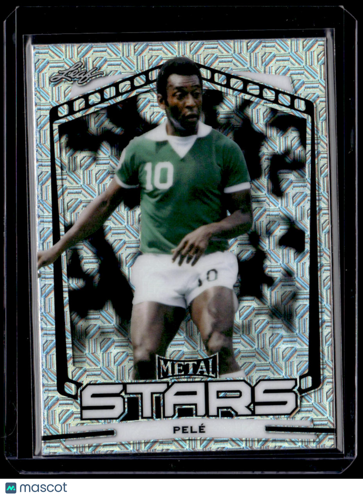 2022 Leaf Metal Stars Pele Silver Mojo #/10