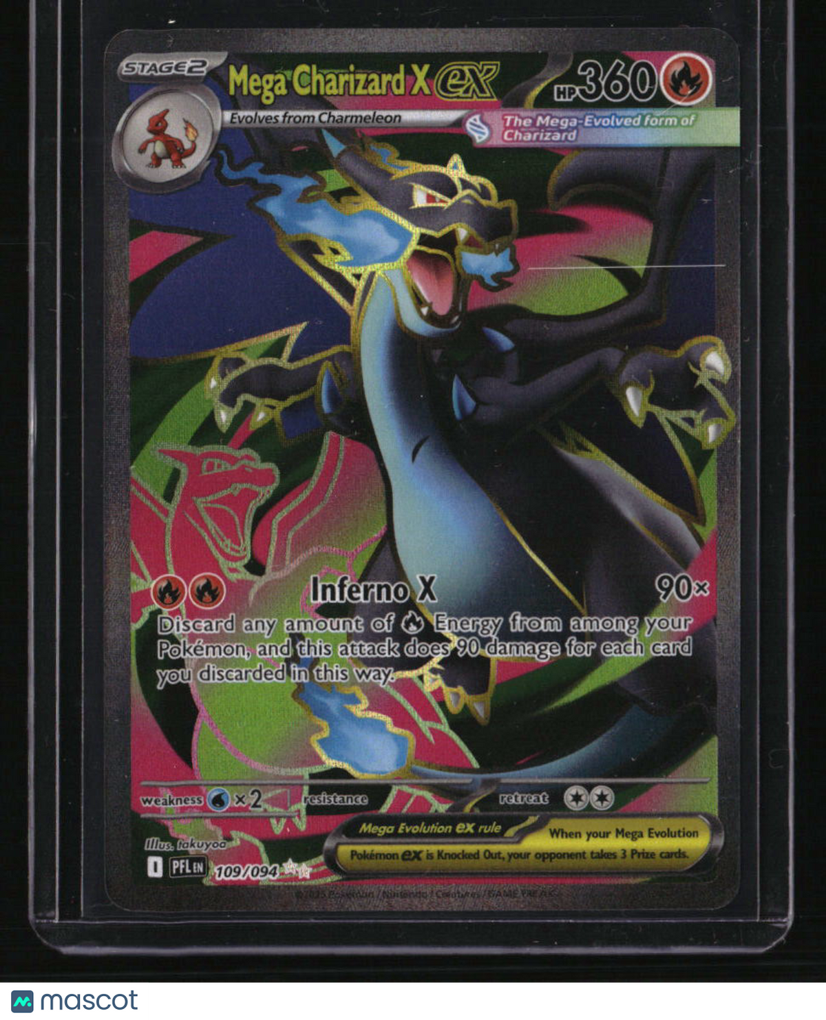 ME02: Phantasmal Flames Mega Charizard X ex