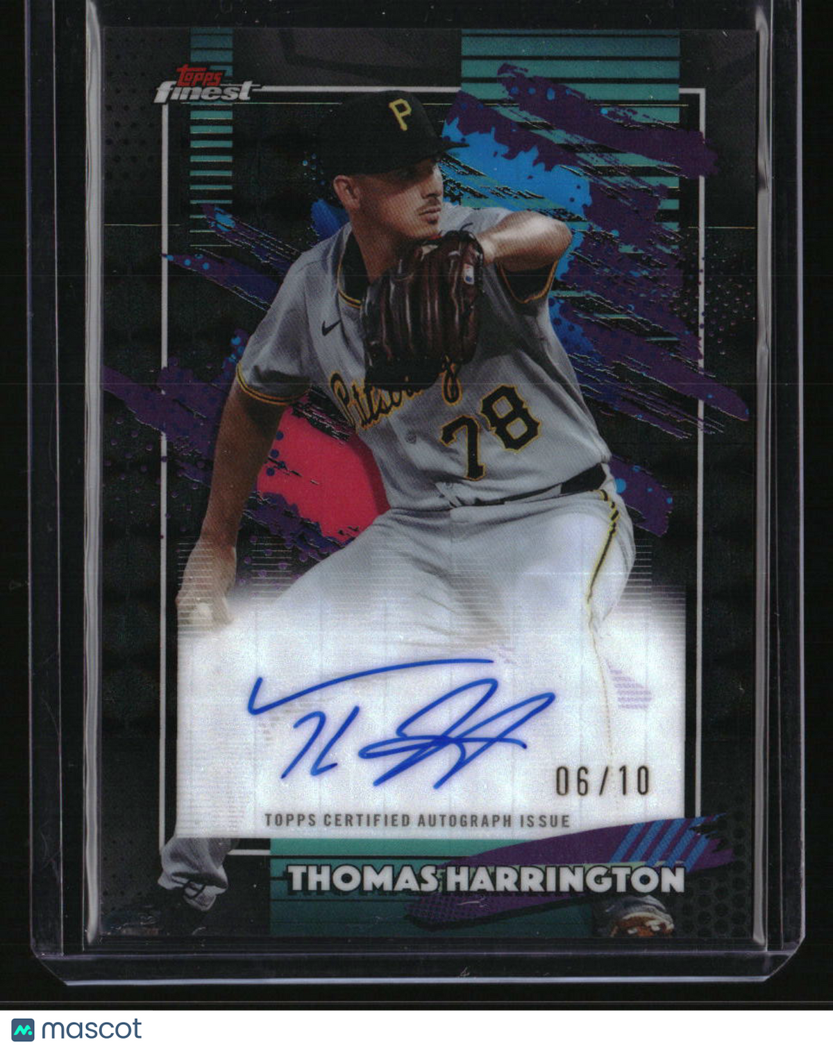 2026 Finest Thomas Harrington Finest Autographs Black Geometric Refractors #/10