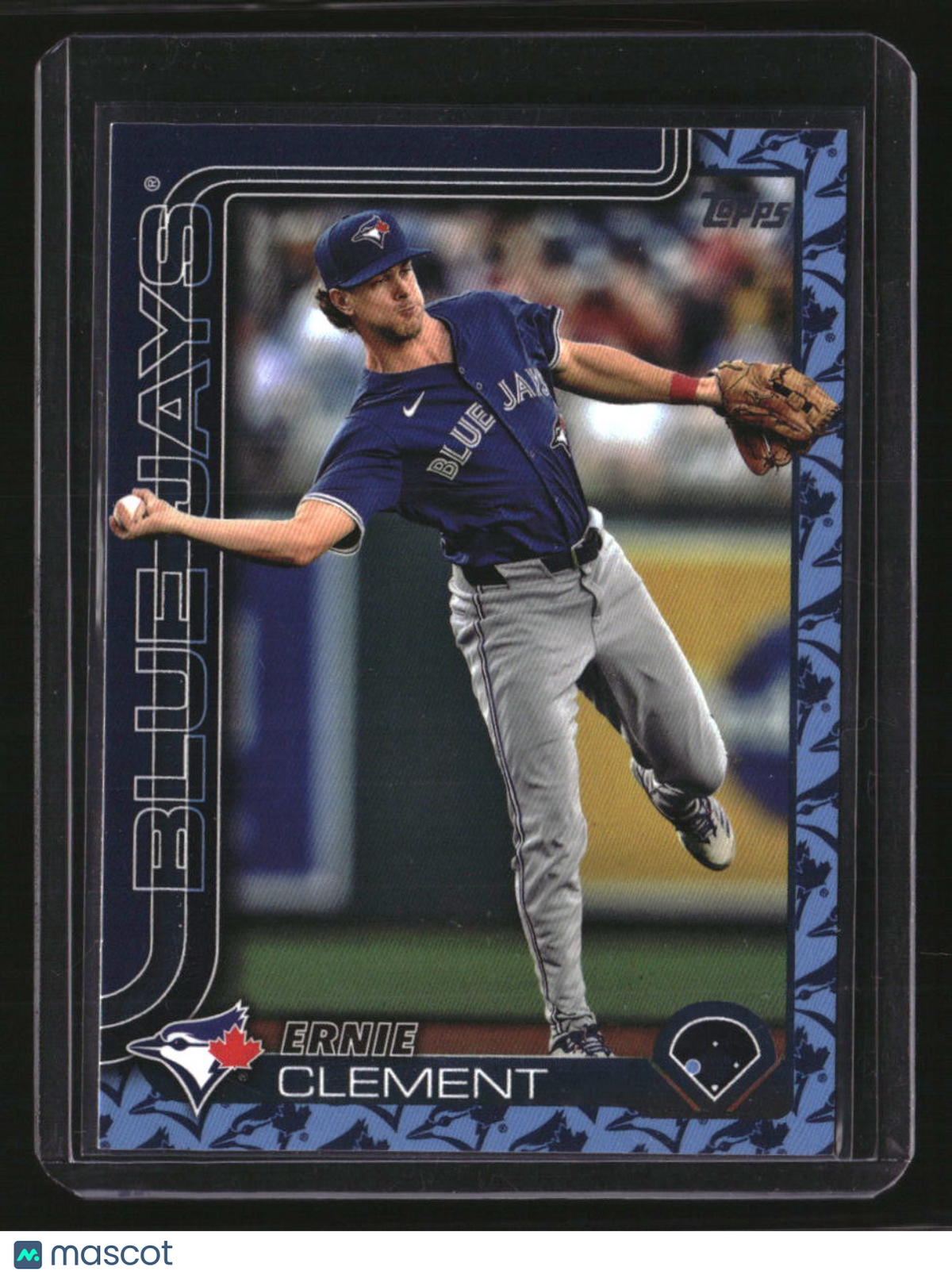 2025 Topps Ernie Clement Team Color Border