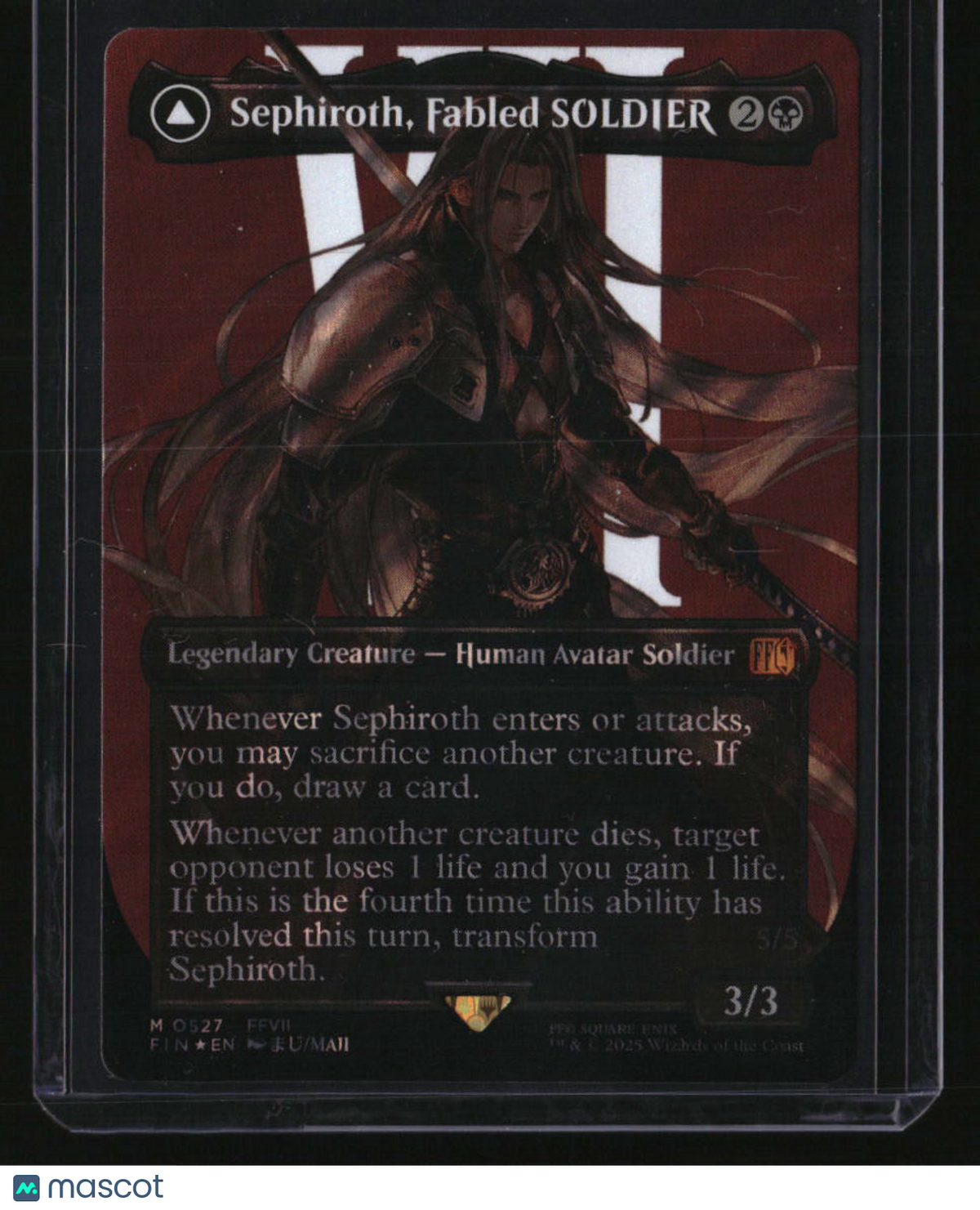 FINAL FANTASY Sephiroth, Fabled SOLDIER (Borderless) (Surge Foil)
