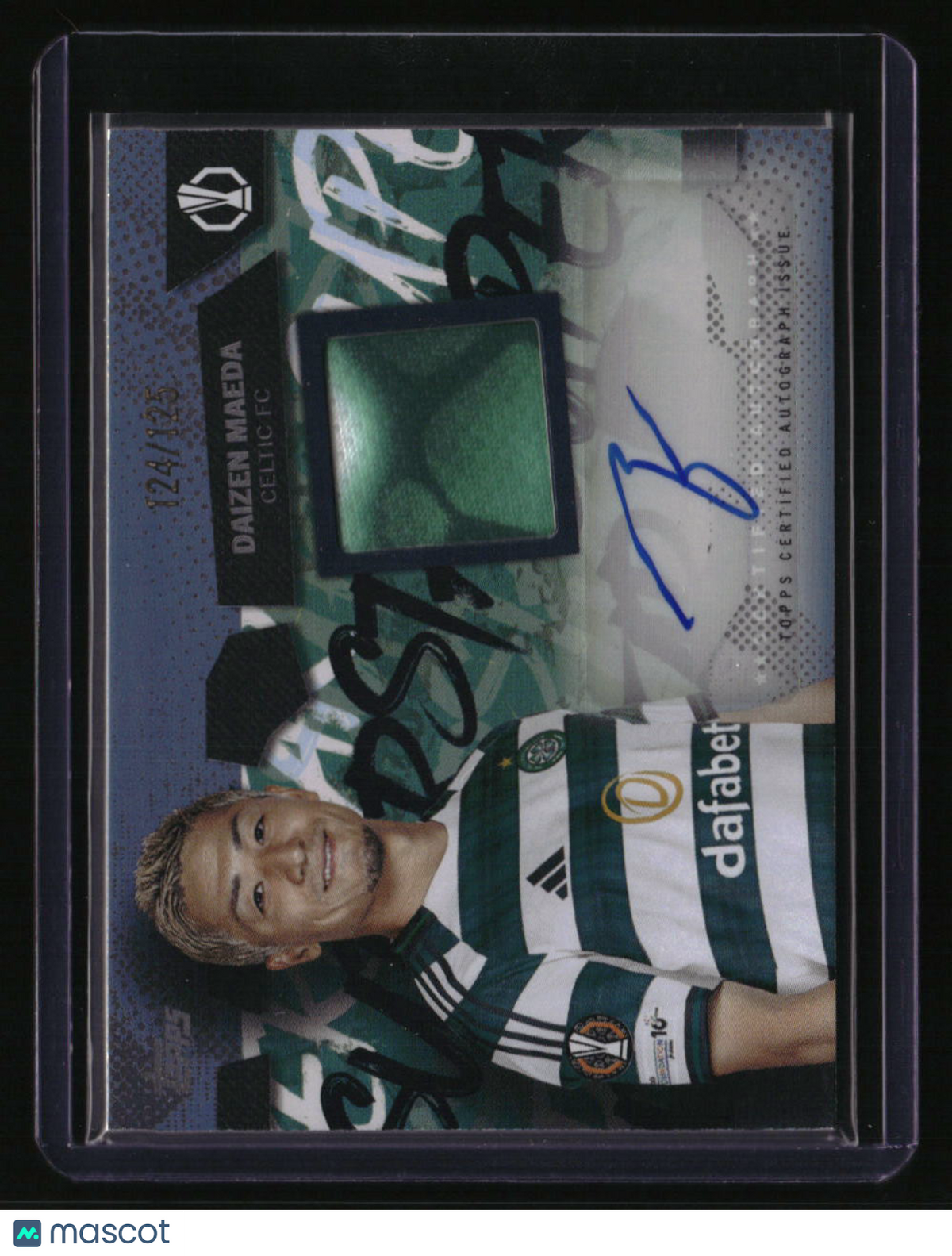 2025-26 Topps UEFA Club Competitions Daizen Maeda Auto Relics #/125