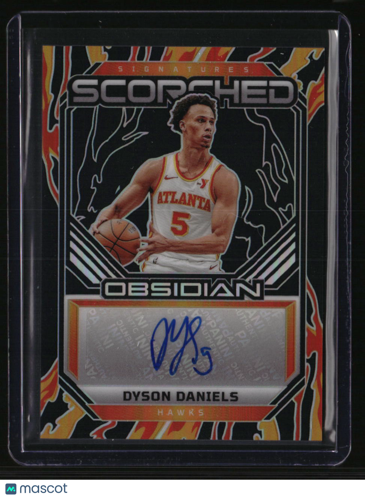 2024-25 Panini Obsidian Dyson Daniels Scorched Signatures #/149