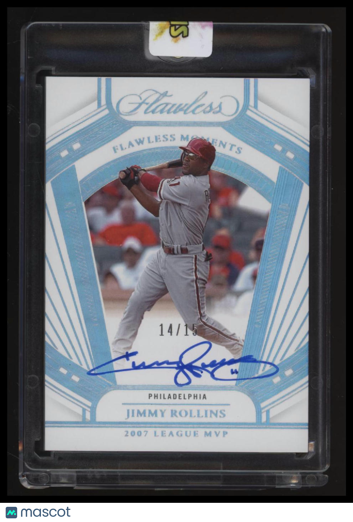 2024 Panini Flawless Jimmy Rollins Flawless Moments Auto #/15