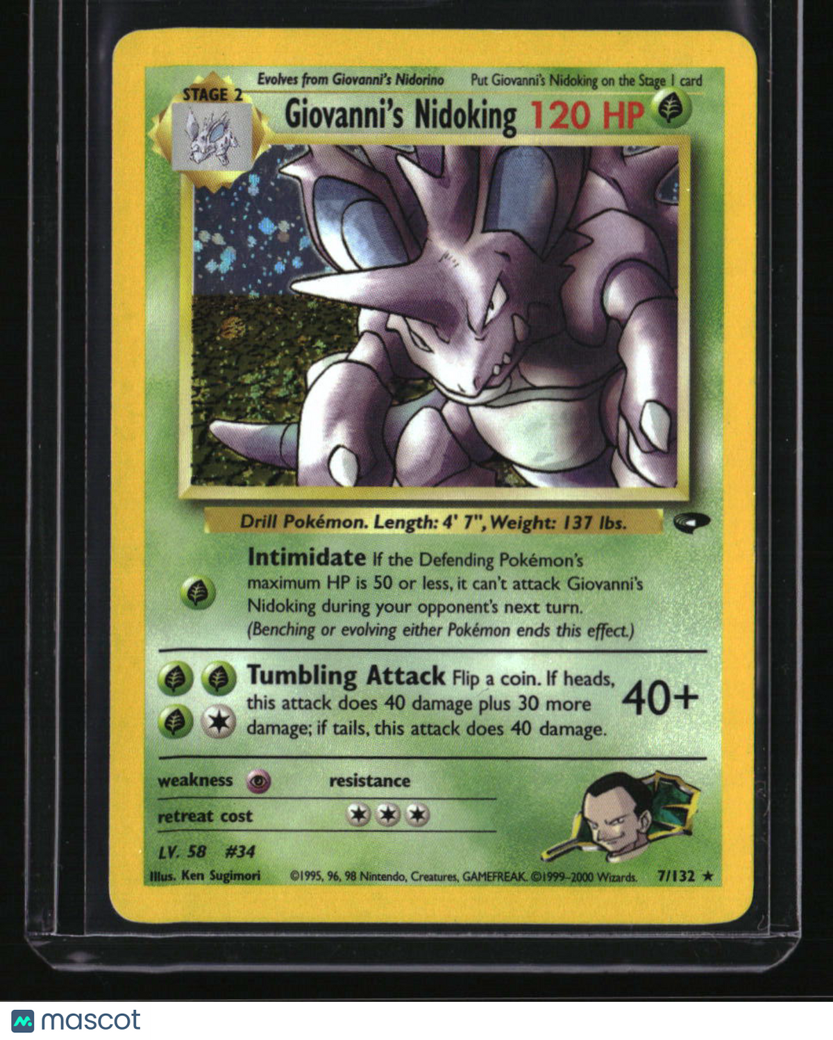 Gym Challenge Giovanni's Nidoking