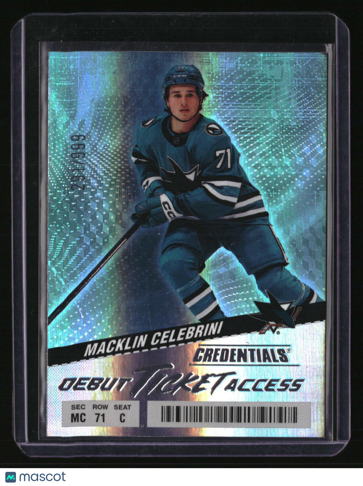 2024-25 Upper Deck Credentials Macklin Celebrini #/999