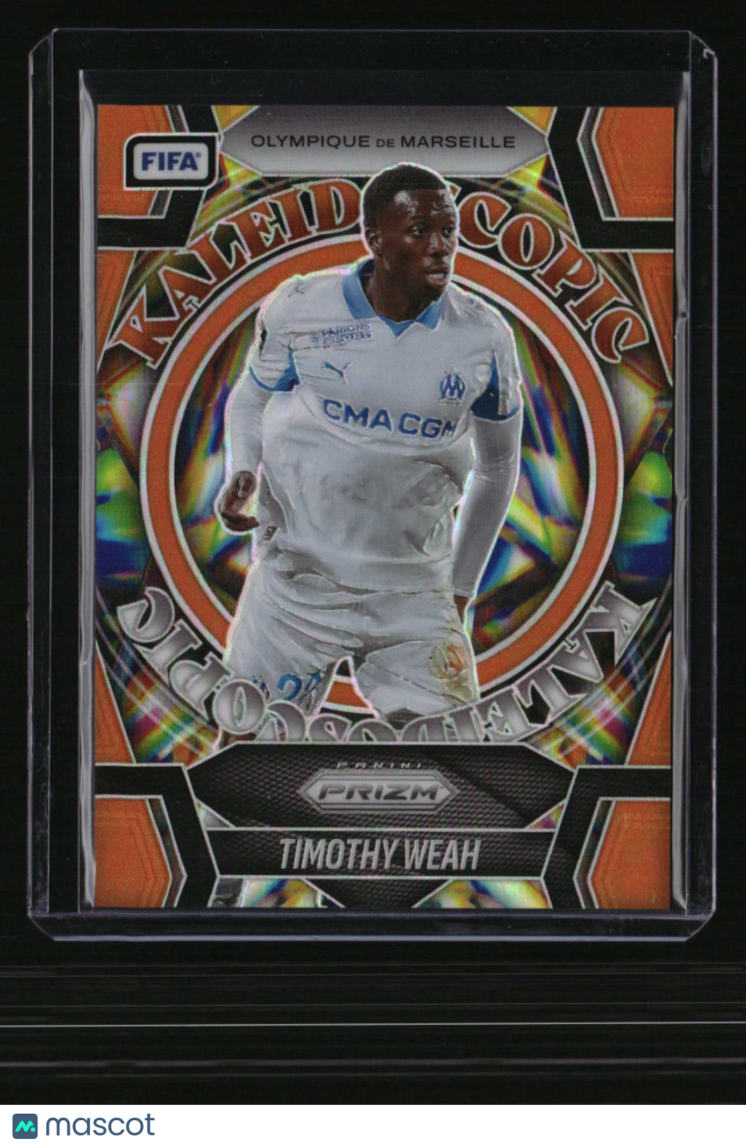 2025-26 Panini Prizm FIFA Timothy Weah Kaleidoscope Orange #/25