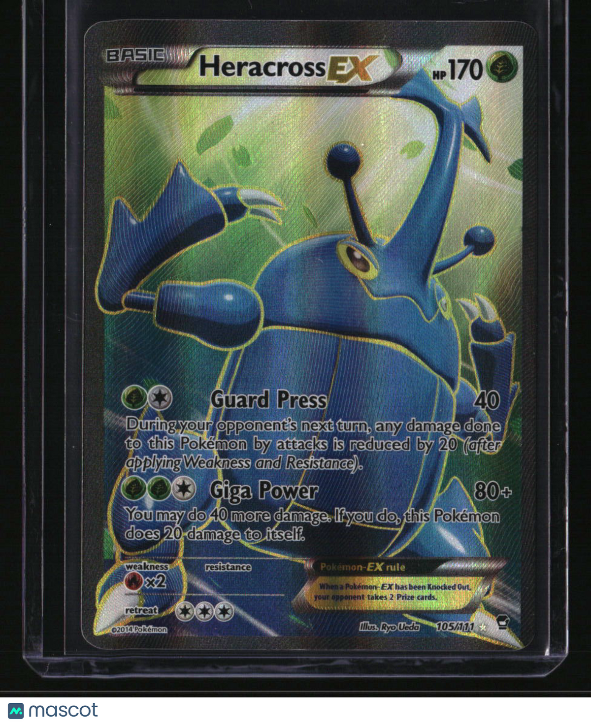 XY - Furious Fists Heracross EX (105 Full Art)