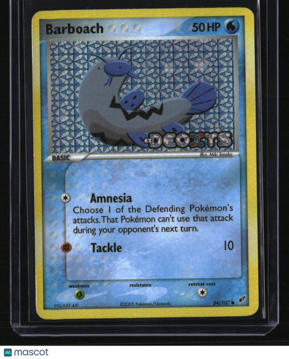 EX Deoxys Barboach Reverse Holo
