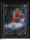 2025-26 Topps Midnight Yang Hansen Midnight Sun Signatures Rookies