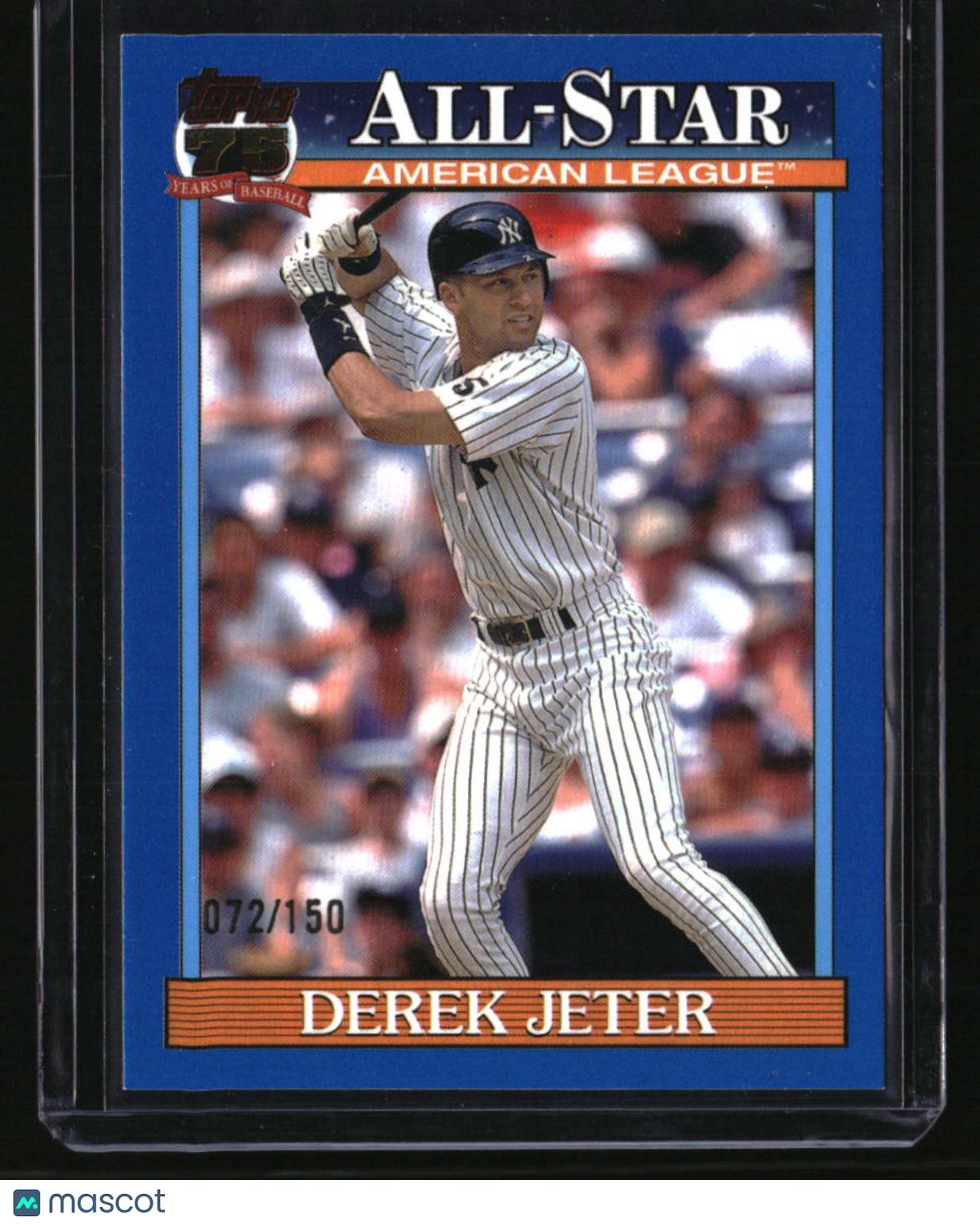2026 Topps Derek Jeter 1991 Topps Baseball 35th Anniversary All-Stars Blue #/150