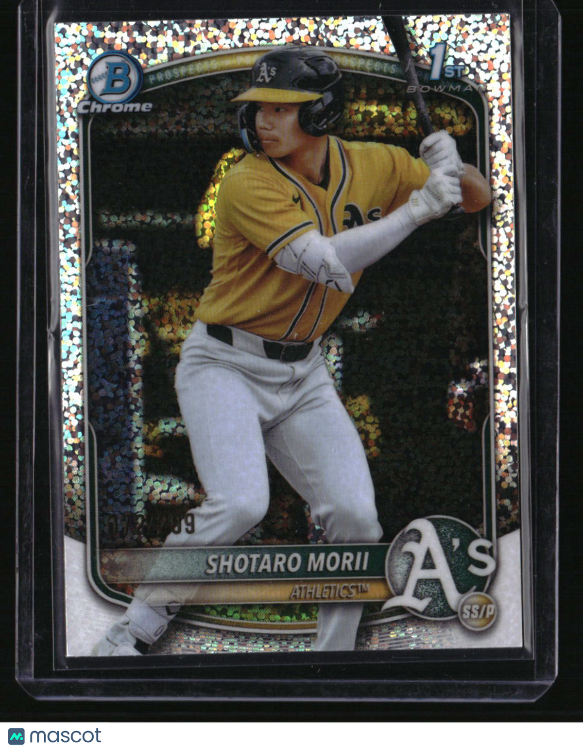 2025 Bowman Chrome Shotaro Morii Prospects Speckle #/299