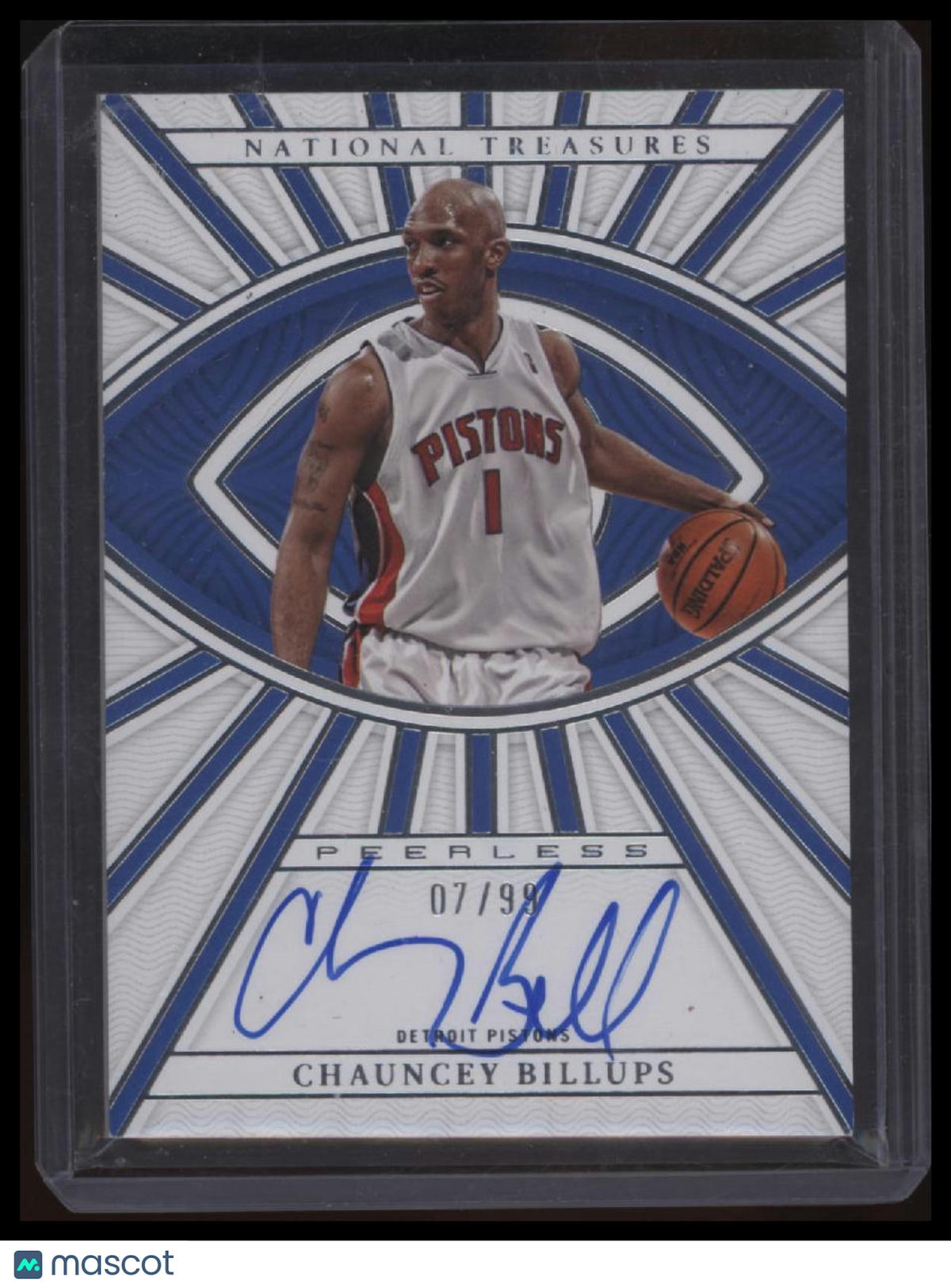 2022-23 Panini National Treasures Chauncey Billups Peerless Signatures #/99