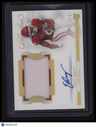 2023 Panini Flawless Collegiate Eric Gray Rookie Patch Auto Horizontal Gold #/10